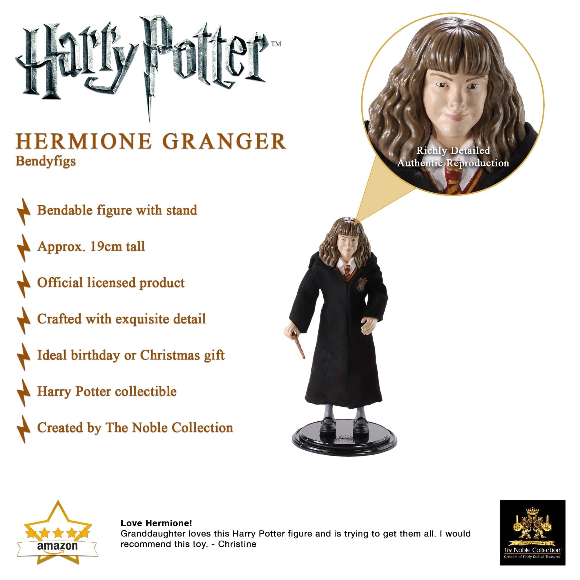 La Noble Collection BendyFigs Hermione Granger La Noble Collection BendyFigs Hermione Granger